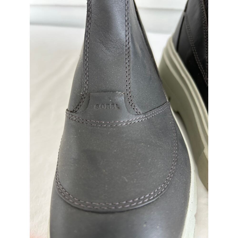 Sorel Caribou X Waterproof Platform Chelsea‎ Black Women's Boot Sz 10.5 - Picture 12 of 13